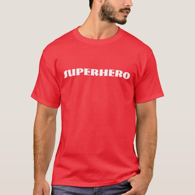 Camiseta Super-herói (Frente)