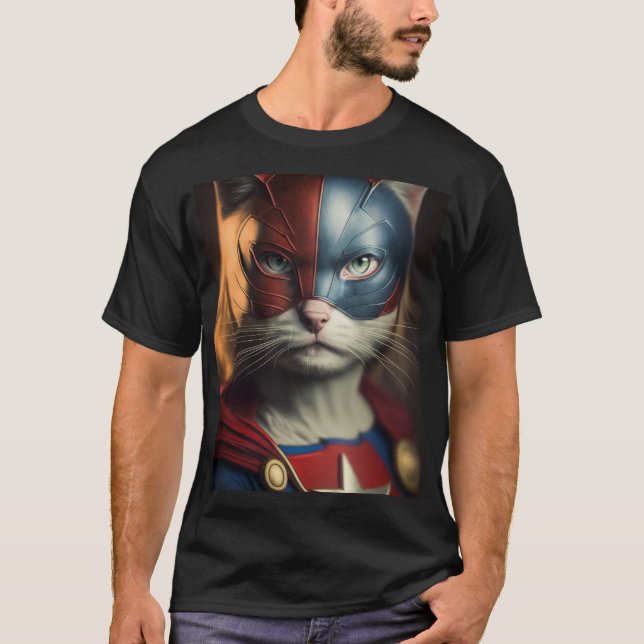 Camiseta Super-herói Cat (Frente)