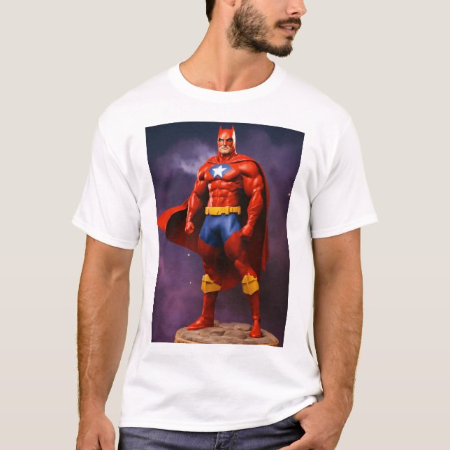Camiseta Super Herói Chic: Libere Seu Herói Interior" "Pode (Frente)