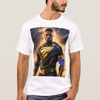 Camiseta "Super-herói claro e escuro"