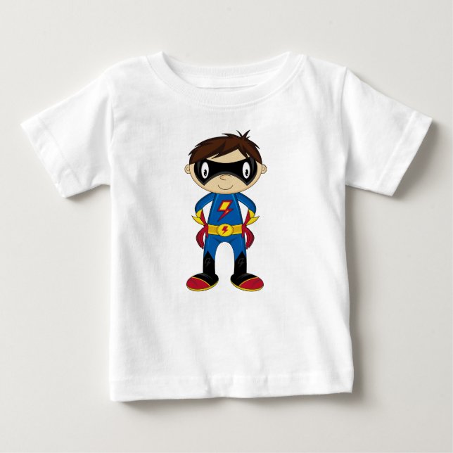 Camiseta Super-herói de animação (Frente)