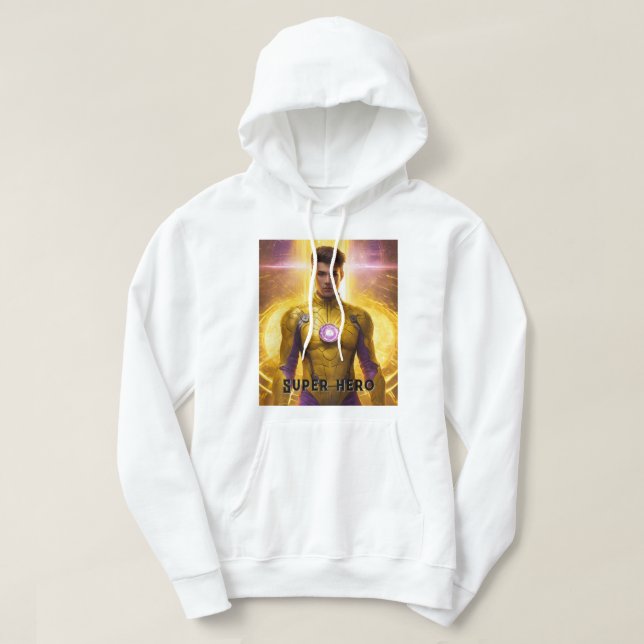 Camiseta Super-Herói - Dê Poder ao Seu Estilo" "Su (Frente do Design)