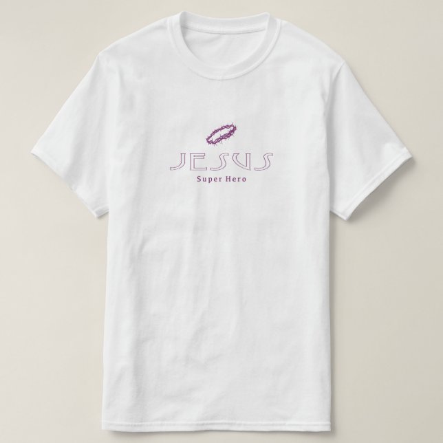 Camiseta Super Herói do Cristo Jesus (Frente do Design)