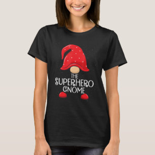 Camiseta Super Herói Gnomo Matching Family Group Natal Pa