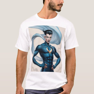 Camiseta Super-herói: Mestre dos Reinos da Noite
