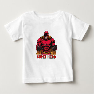 Camiseta Super-herói no treinamento