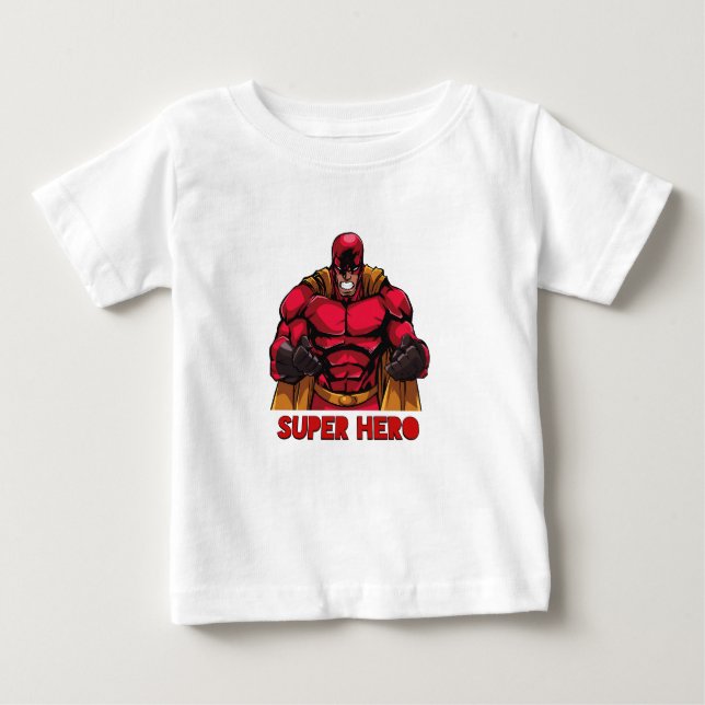 Camiseta Super-herói no treinamento (Frente)