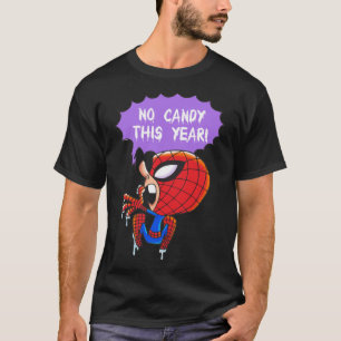 Camiseta Super-herói Preso no Muro Sem Doces Este Ano