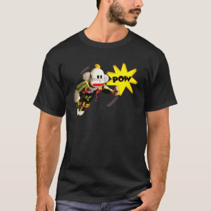 Camiseta Super-herói SockMonkey