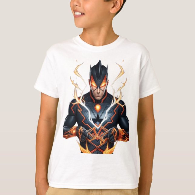 Camiseta super heróis (Frente)