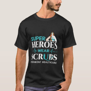 Camiseta Super Heróis Usam Jalecos Piedmont Healthcare