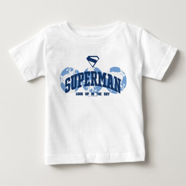 Camiseta Super-Homem ao Redor do Globo (Frente)