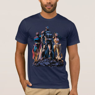 Camiseta Super-homem, Batman, e Trindade das Mulheres Marav
