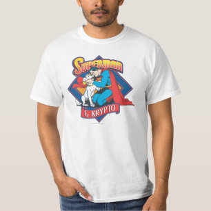 Camiseta Super-homem com Krypto