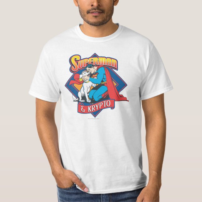 Camiseta Super-homem com Krypto (Frente)