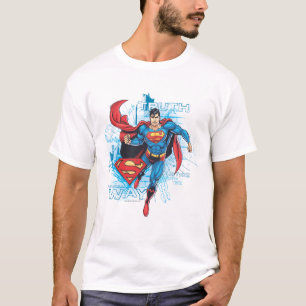 Camiseta Super-homem com logotipo