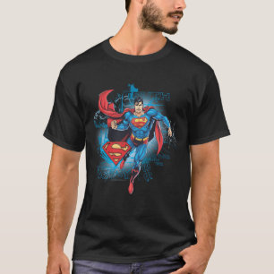 Camiseta Super-homem com logotipo