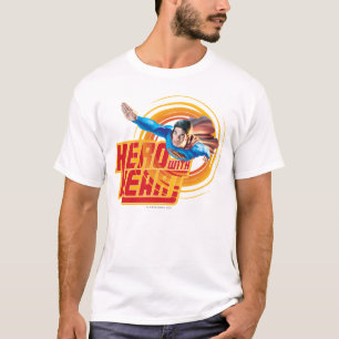 Camiseta Super-Homem Herói com Coração