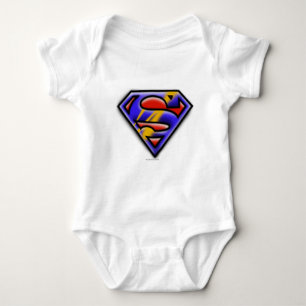 Camiseta Super-Homem Logotipo de pincel