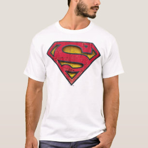 Camiseta Super-Homem  Logotipo em dificuldades
