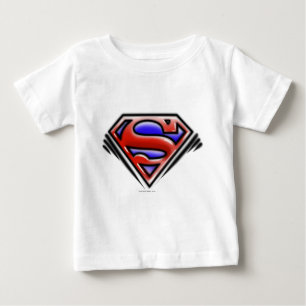 Camiseta Super-Homem Logotipo Red Airbrush