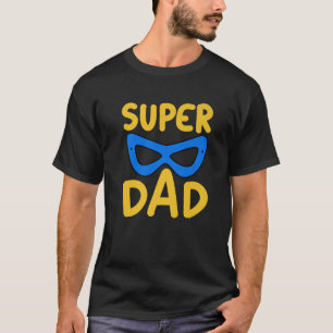 Camiseta Super Incrível Pai Engraçado Super Herói Pai do Di