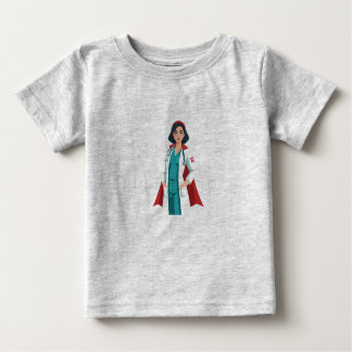 Camiseta Super Infirmière – Héroïne en Blouse Blanche