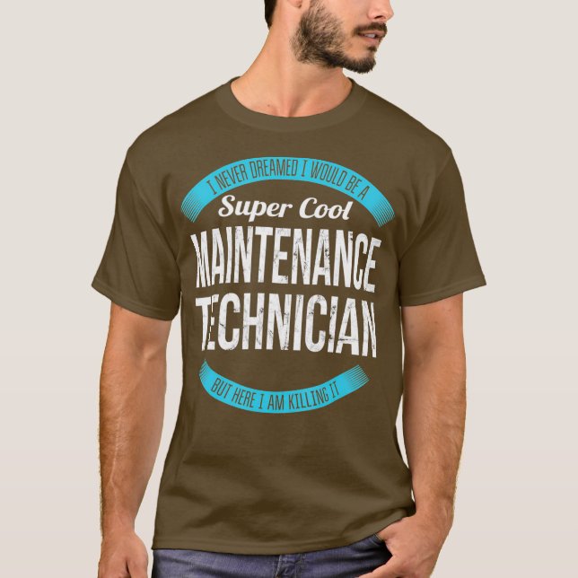 Camiseta Super Legal Técnico de Manutenção Oferece Engraçad (Frente)