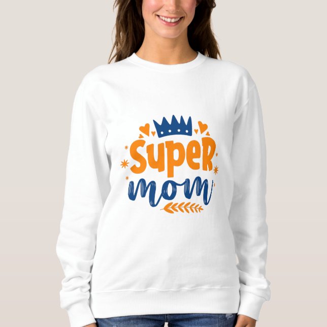 Camiseta Super Mãe (Frente)