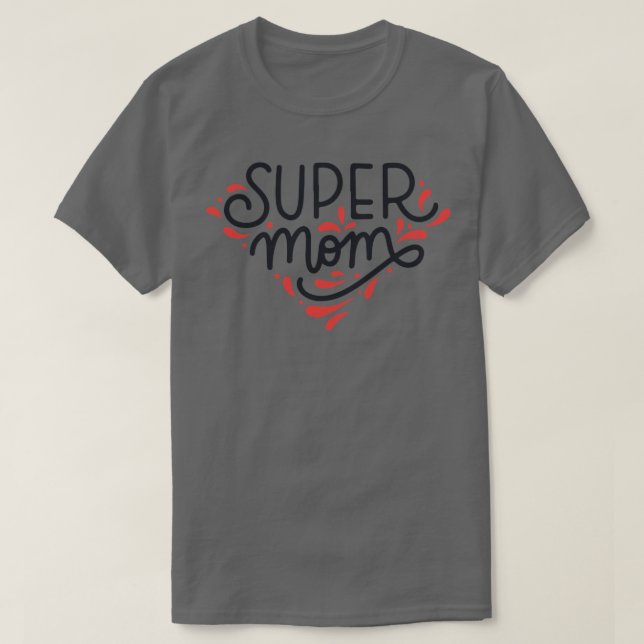 Camiseta Super Mãe (Frente do Design)