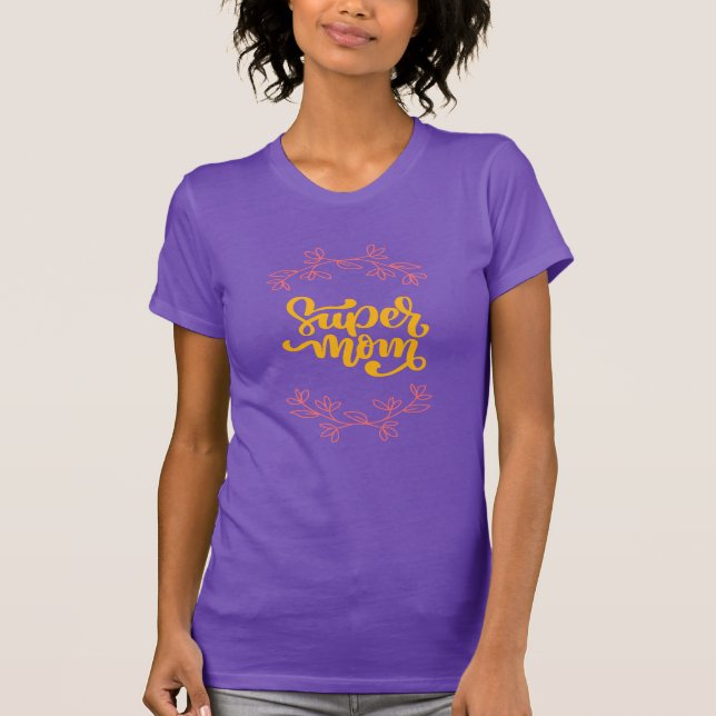 Camiseta Super Mãe (Frente)