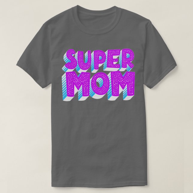 Camiseta Super Mãe (Frente do Design)