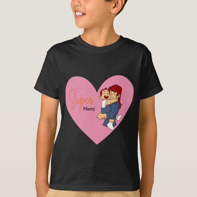 Camiseta Super Mãe (Frente)