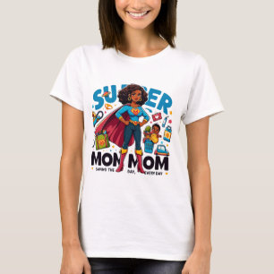 Camiseta Super Mãe Hero Tee