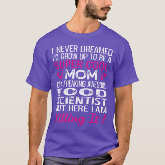 Camiseta Super Mãe Legal De Uma Roupa Retro Incrível