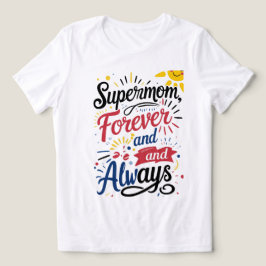 Camiseta Super-mãe - para sempre