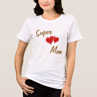 Camiseta Super Mãe Personalizada | Nome Personaliz