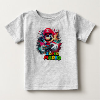 Camiseta Super Mario realista