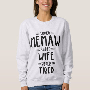 Camiseta Super Memaw Super Mulher Super Presente
