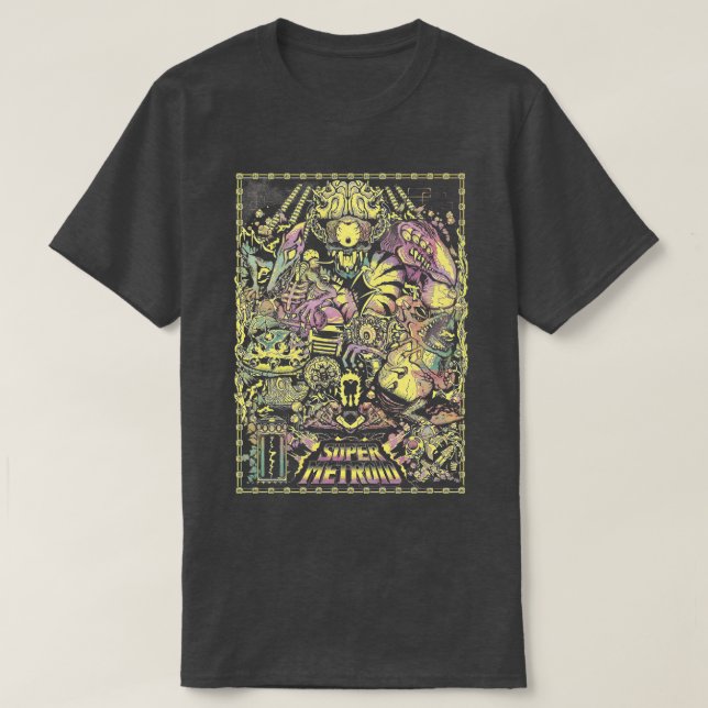 Camiseta Super Metroid Legacy Tipo A (Frente do Design)