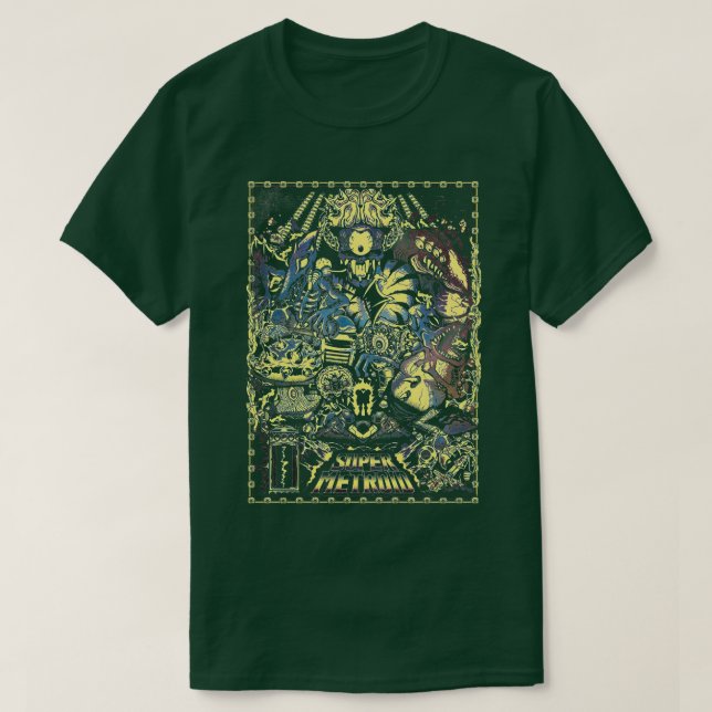 Camiseta Super Metroid Legacy Tipo C (Frente do Design)