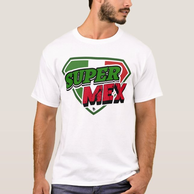 Camiseta Super Mex Shield LIBRE Label México (Frente)