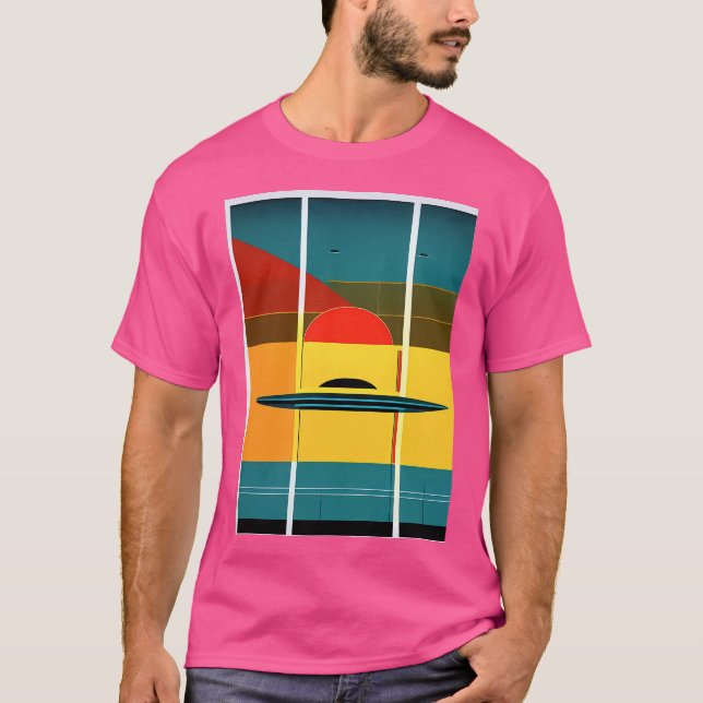 Camiseta Super Na moda Ufo Design (Frente)
