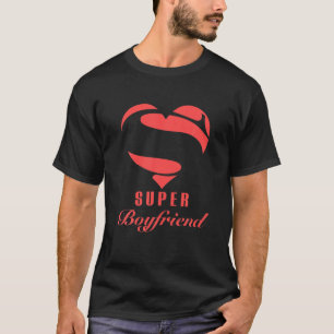 Camiseta Super Namorado Super Super Herói Gift Family Chris