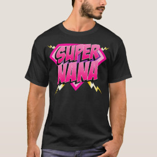 Camiseta Super Nana Super Herheroína Avó da Vovó do Livr