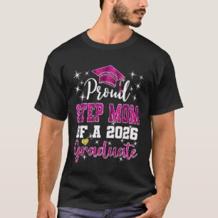 Camiseta Super Orgulhosa Madrasta de Graduado de 2026 Gradu