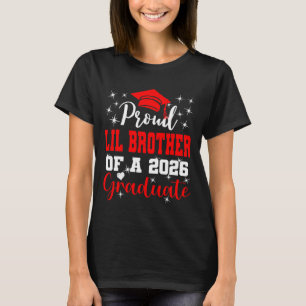 Camiseta Super Orgulhoso Irmãozinho Graduado 2026 Graduação