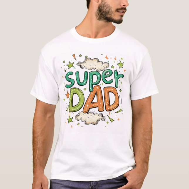 Camiseta Super Pai (Frente)