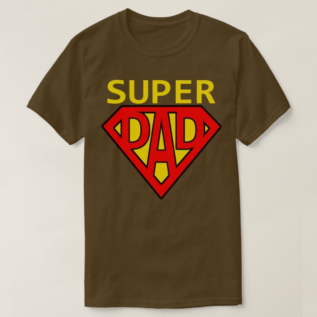 Camiseta Super Pai (Frente do Design)