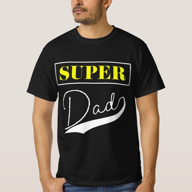 Camiseta Super Pai (Frente)